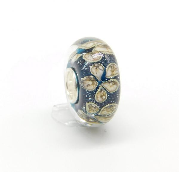 Midnight Rockflower - Elfbeads Glass - live photo